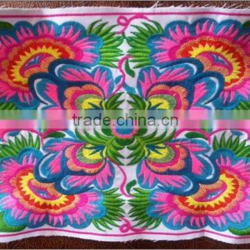 2015 new arrival cheap embroidery fabric white embroidery fabric