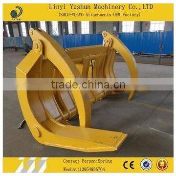 China Excavator Log Grapple Manufacture, log grapple used in forestry harvest