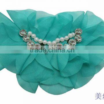 Huge Chiffon Flowers For Clothes Decoration/Women Garment Accessories