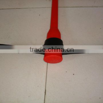 Pickaxe with fiberglass handle, P402, forged railway steel