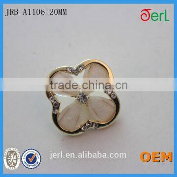 Rhinestone Flower Button for Wedding Bouquet Decoration