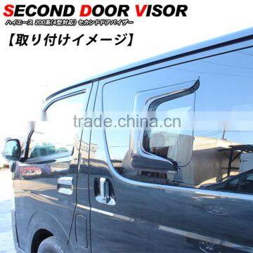 Toyota Hiace Type 4 2014-2016 Sliding Door Small Window Wind Shield Visor Rain Guard