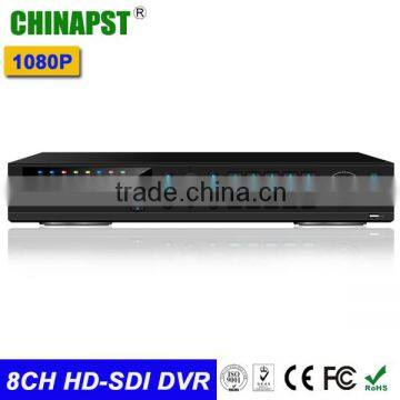 2 USB 2.0 ports 12V/6A User Extend 8CH 1080P hd-sdi dvr PST-HD-DVR08