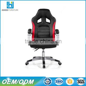 Q018 Hot-sale Office Director Chair Executive High Back Ergonomic Swivel PU Leather Gaming Chair with Wheel Base