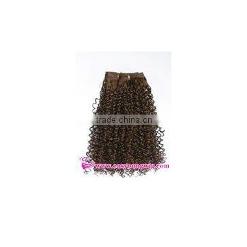 Afro deep curly synthetic hair extension, hair weave, hair weft for braiding