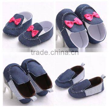 No 1 fashion new model baby shoes grid baby girl shoes