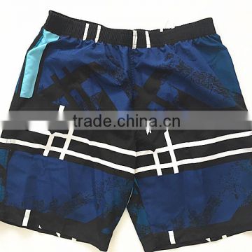 with liner Abstract printing beach pants