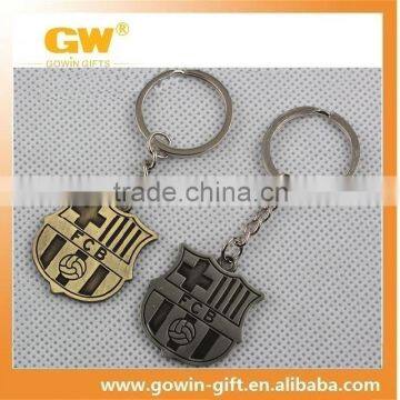 Football club souvenir custom metal alloy key holder