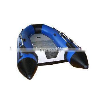 inflatable fishing boat with aluminum floor