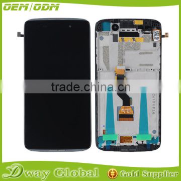 Mobile phone display digitizer touch screen panel For Alcatel one touch idol 3 6039 OT6039 LCD with Digitizer Assembly Frame