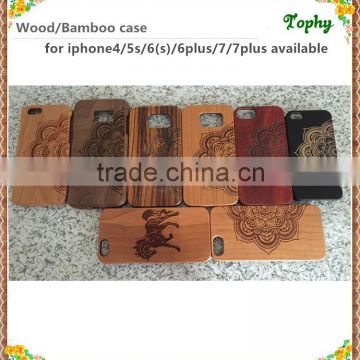 2016 Top Design Protect bamboo phone case cover for mobile phone for iPhone