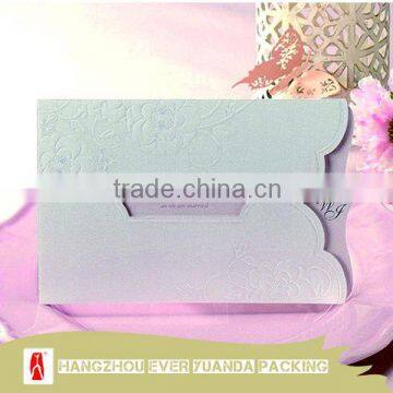 Good quality useful custom shell shape wedding cards