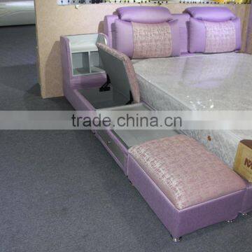 Modern High-grade Fabric Soft Bed photo-2