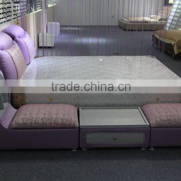 Modern High-grade Fabric Soft Bed photo-4