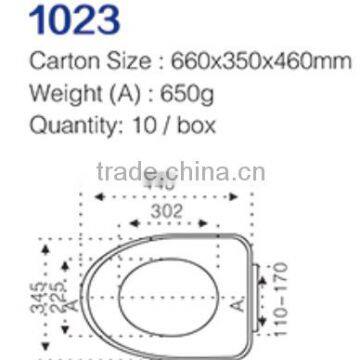 Cheapest Thin White Soft Closing Resuable Toilet Seat photo-2