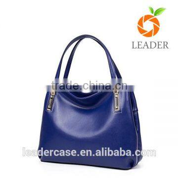 Terse Stylish Style Multi Pocket Real Leather Handbag