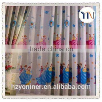 100% polyester lovely cartoon printed curtain for kids 100% blackout china wholesale