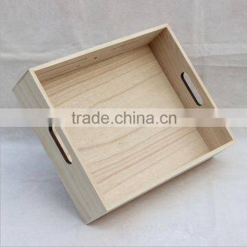 Factory Price Nature Color Wooden Breakfast Set Tray,sushi Tray Sets photo-3