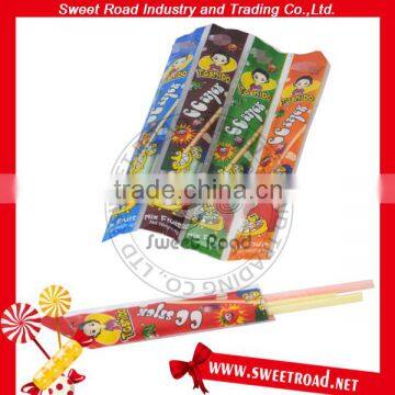 Long Fruit Flavored CC Sour Stick Powder Candy