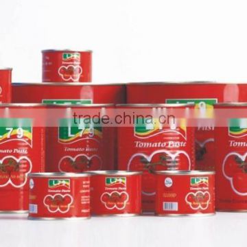 tomato paste less than 4.5KG Canned fruit and vegetable