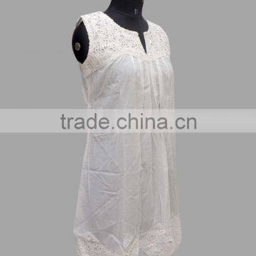 Girls Simple Cotton Top/ Casual Dress photo-3