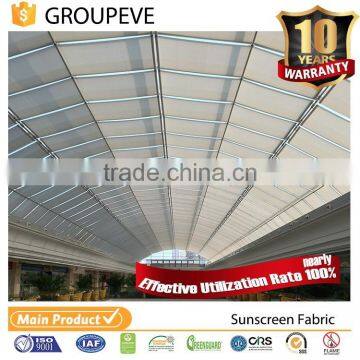 Shopping Mall Decoration Fiberglass Window Sunscreen Blind Fabric