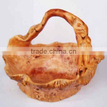 Root Carved Basket