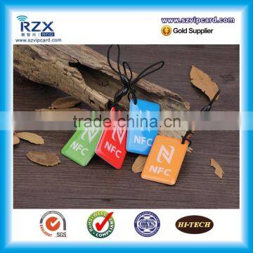 Customized RFID Epoxy Key Card With NTAG213 Chip photo-5