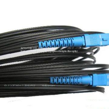 Fiber Patch Cord Cable with Messenger Wire for FTTH Network