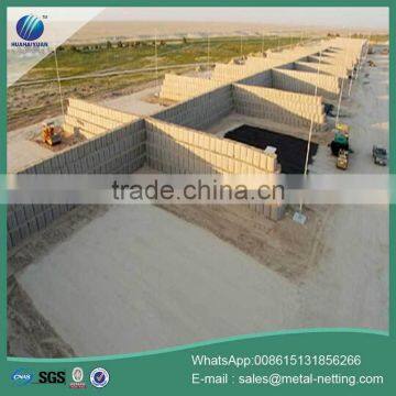 flood control barrier wall army barrier hesco barrier Iraq military barrier