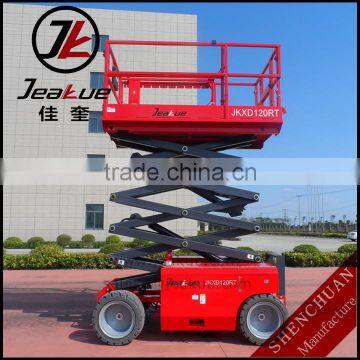 China Brand Rough Terrian Scissor Diesel Lift photo-2