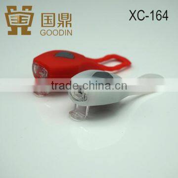 Button Battery Operated Silicon Bicycle Light Set Mini LED Bicycle LED photo-2