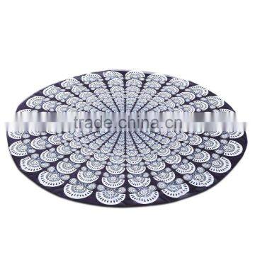 1PC Printed Compressed Mat Camping Microfiber Fabric Portable Lightweight Swimming Pad Mat Cushion photo-2