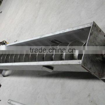 U-shape Stainless Steel Screw Conveyor Used for Food Industry, SS304 Screw Conveyor