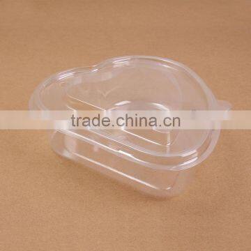 Heart Shaped PET Disposable Plastic Fruit Container/salad Boxes photo-2