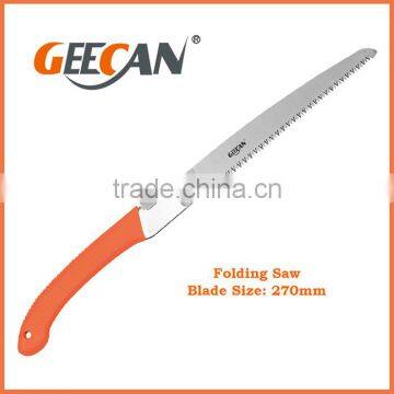 Plastic handle hand folding saws