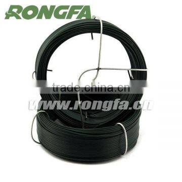 Green Round Plastic Coated Iron Wire photo-2