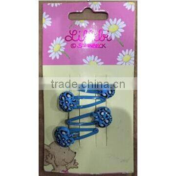 4PC BLUE LADYBARD HAIR PIN