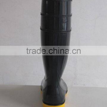 Cheap Black Knee High Rain Boots photo-4