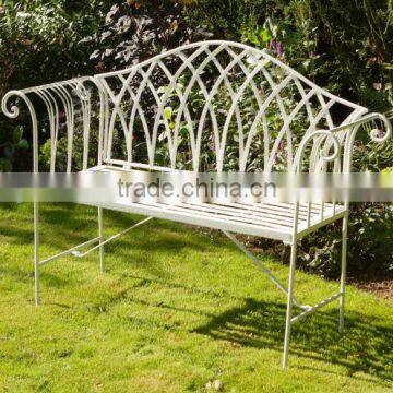 Gothic metal indoor bench