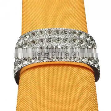 crystal beads napkin rings , bling bling napkin ring for wedding