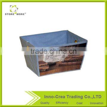 OEM Front PP Printing Non Woven Storage Bins