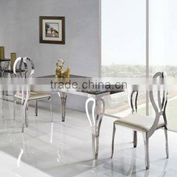TH288 Dining Room Marble Top Fashion Design Table photo-2