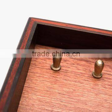 High Quality Easy Assembly Household Wooden Key Rack, Original Wood Jewelry Decorations Racks photo-4
