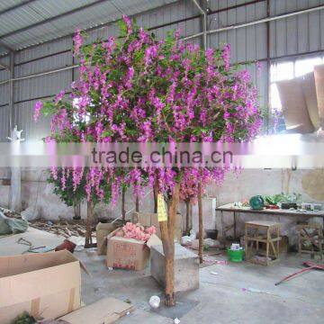 SJ15001025 Artificial Wedding Blossom Tree Indoor Wisteria Blossom Tree photo-3