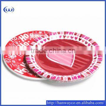 Stocklot 9 inches disaposable birthday party paper plate for Europe market