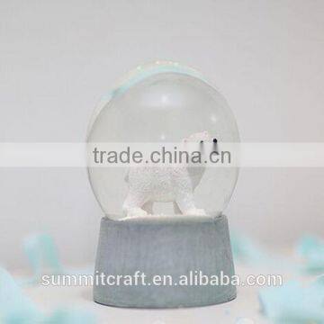 Funny Blowing Snow Polar Bear Snow Globe photo-3