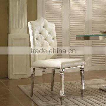 Modern Appearance Stitching PU Back Dining Chair photo-6