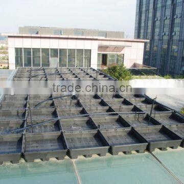 SOL FACTORY PRICE Roof Top Flower Pots Roof Green Wall Panel Decorative Planter Pots photo-2