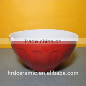 Fun White Modern Ceramic Glazed Bowl / Decorative Bowl